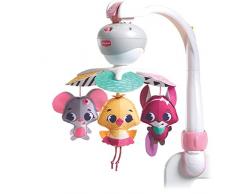 Tiny Love Mobile de Voyage Musical 3 en 1 pour Bébé, 5 Mélodies, Compatible avec les Poussettes, dès la Naissance, Collection Princesse