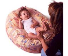 merrymama Housse de rechange pour coussin Massage et angle doux, provençal Ecru