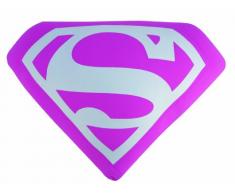 Leblon Delienne Peluche - Housse Superman - Rose et Blanc - 100 cm