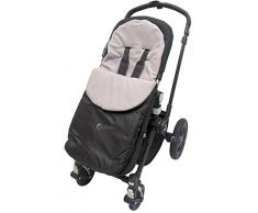Chancelière/Cosy orteils Compatible avec Hauck Condor Malibu Viper Apollo Shopper Poussette Gris