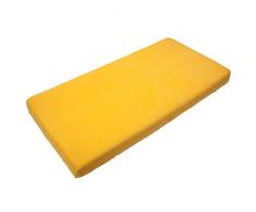 TIMBOO TM-HL900-528 5414546071373 Drap Housse, Oker Jaune 90cm x 200cm + 25cm