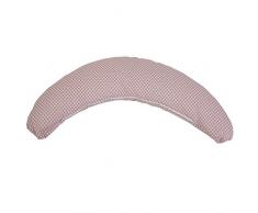 babyCalin Coussin de Maternité All Over Taupe/Rouge