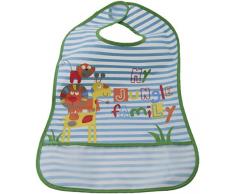 BIECO Le bavoir scratché avec récupérateur bavoir bébé, vert