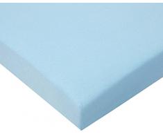 Julius Zöllner Drap-Housse Jersey pour le Lit Bébé - Bleu Clair - 60/120 cm - 70/140 cm