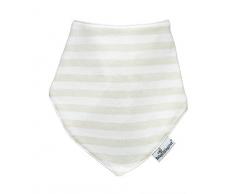 Baby Elegance Bandana Bavoir Motif Rayure Grise