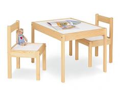 Pinolino – 20 16 34 – Siège Groupe Olaf 3 pièces comprenant une table – Dimensions dassise : 64 x 50 x 46 cm, dimensions Chaise 28 x 30 x 51 CM