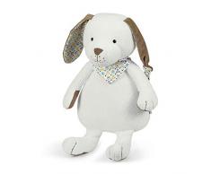 Sterntaler Peluche Waldis Hoppel, Hochet Intégré, Pour Bébé dès la naissance, 40 cm, Blanc/Brun