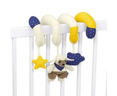 Sterntaler Jouet spirale, Stanley le Mouton, Hochet Inclus et Bruits de Papier Froissé, Âge : Dès la Naissance, Multicolore