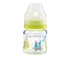 THERMOBABY Set de 2 Bavoirs Verre Col Large Têt Sil Monstre 120 ml