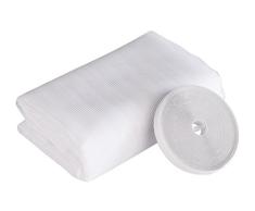 Windhager Tulle Moustiquaire Fibre de Verre, Toile haut de gamme en ibre de verre, Protection eficace contre les insectes, 150 x 180 cm, blanc, 03478