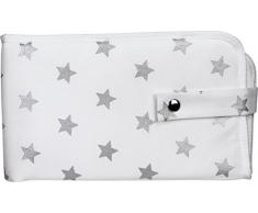 DOOKY Matelas à Langer 3 en 1 Étoiles Argent