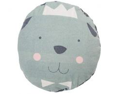 David Fussenegger 789051L7 JUWEL Housse de coussin Motif chien Vert 400 g