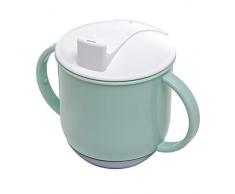 Modern Feeding Tasse Anti-Bascule swedish green, blanc, argenté