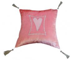 Taftan Housse de coussin coeur 50 x 50cm