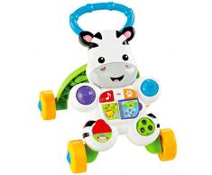 Fisher-Price Mon Trotteur Zèbre pour apprendre à marcher avec musique et activités déveil, pour bébé de 6 mois et plus, DLD80