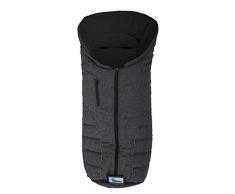 AltaBeBe AL2279P-01 Alpin Chancelière dhiver pour poussette Gris/noir