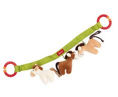 Sigikid, Filles et Garçons, Chaîne de poussette, Chevaux, Baby Activity, Multicolore, 42265