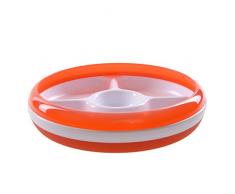 Oxo Assiette 3 Divisions Orange