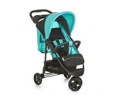 Hauck Citi Neo II Poussette 3 Roues Ultra Légère - 7,5 kg jusquà 25 kg avec Position Couchée de 0 Mois, Porte-Gobelet, Pliable, Compacte, Grand Panier - Noir Bleu