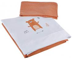 Bimbi Casual Tript.Pto.Mini 50X80 681 Explorer 509 18 Parure de lit unisexe