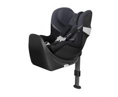 CYBEX Gold Siège Auto Sirona M2 i-Size, SensorSafe Intégré, De la Naissance à 4 Ans environ, À partir de 45 cm jusquà 105 cm (19 kg max.), Base M intégrée, Granite Black