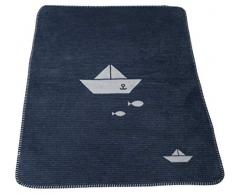 David Fussenegger 22012870 PANDA Couverture pour bébé Bleu 400 g