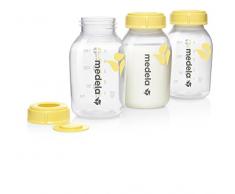 Medela - Biberons pour Lait Maternel 150 ml sans BPA - Lot de 3