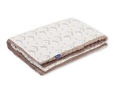 Pepi Leti 685843716600 Couverture pour bébé Motif coccinelle Marron 100 x 75 cm