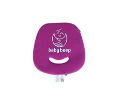 Baby Beep Coussin Bluetooth anti-abandon universel pour siège auto Rouge cerise