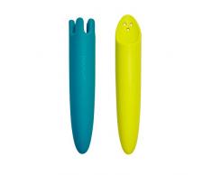 TOMY Jab Couverture en Silicone Bleu/Vert/Jaune