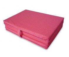 Ideenreich 2084 Matelas Lit de voyage Rose