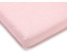 Julius Zöllner Drap-Housse Frottée pour le Berceau - Rose - 90/40 cm