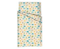 Kindertraum 5217012 Parure de lit pour enfant Jungle, design 170, 40 x 60 cm et 100 x 135 cm
