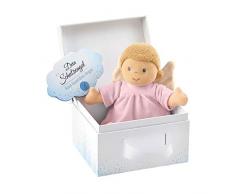 Sterntaler Peluche Musicale Ange Gardien, Boîte à Musique Intégrée, Taille : 27 cm, Rose
