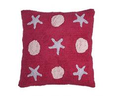 Happy Decor Kids hdk-cu-105/FPP Coussin lavable Little Waves, multicolore, 45 x 45 cm