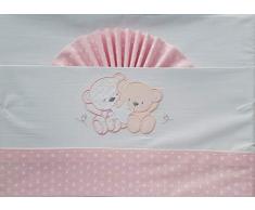 Duffi Baby 0727-06 Parure de lit 3 pièces en coton Motif ours et étoile