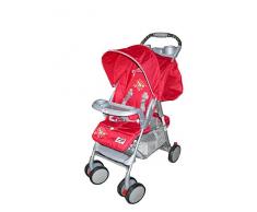 elemed ddm-232 DIADEMA Mirage Poussette inclinable, 3 positions, fermeture facilitée avec une main, rouge