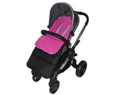 Chancelière/Cosy orteils Compatible avec iCandy Fraise Poussette Rose Rose
