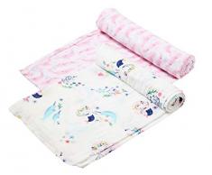 Elemed 123BGL Siège Auto Comfort Baleines et sirènes Balene rosa e sirene