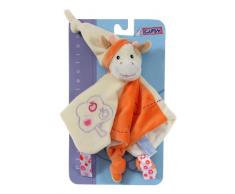 Gipsy Carré Doudou Pomme - Vache - Orange - 26 cm