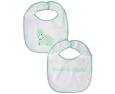 Little limonade Bavoir étanche, bavoir étanche Velcropeek une Booh/Hippo Vert (2Pack), bavoir étanche Velcropeek une Booh/Hippo Vert (2Pack), DE