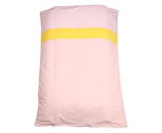 mundo melocotón LIS Housse de Couette pour Lit Bébé Rose/Jaune