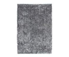 Lalee Tapis Twist 600 Grey White 100% Polyester 120 x 170 cm, Gris, 120x170