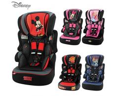 NANIA Mycarsit Siège Auto Beline Groupe 1/2/3 avec Protection Latérale Fabriqué en France Mickey Luxe 9-36 kg 587611