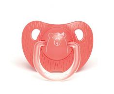 Suavinex Sucette Physiologique Ours Rose 6/18 Mois