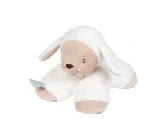 Nattou Doudou Peluche Tim le Mouton, Compagnon de naissance, Taille : 15 cm, Fanny et Oscar, Blanc/Beige