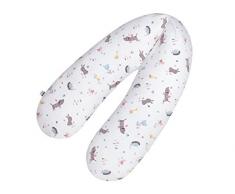 Coussin dallaitement cœurs en jersey Gris, env. 190 cm