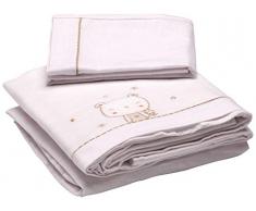 Bimbi Pirulos Tript.Fran.Maxi 80X140 679 Os.Polar 151 10 Parure de lit unisexe