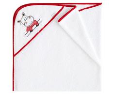 Pekebaby Cape de Bain pour bébé 100 x 100 cm Hippo Gris