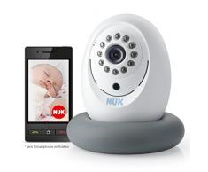 Nuk Eco Smart Control 300 Babyphone avec Système de Transmission Sur Smartphone Via Une Application - nÉmet Pas dOndes Radio